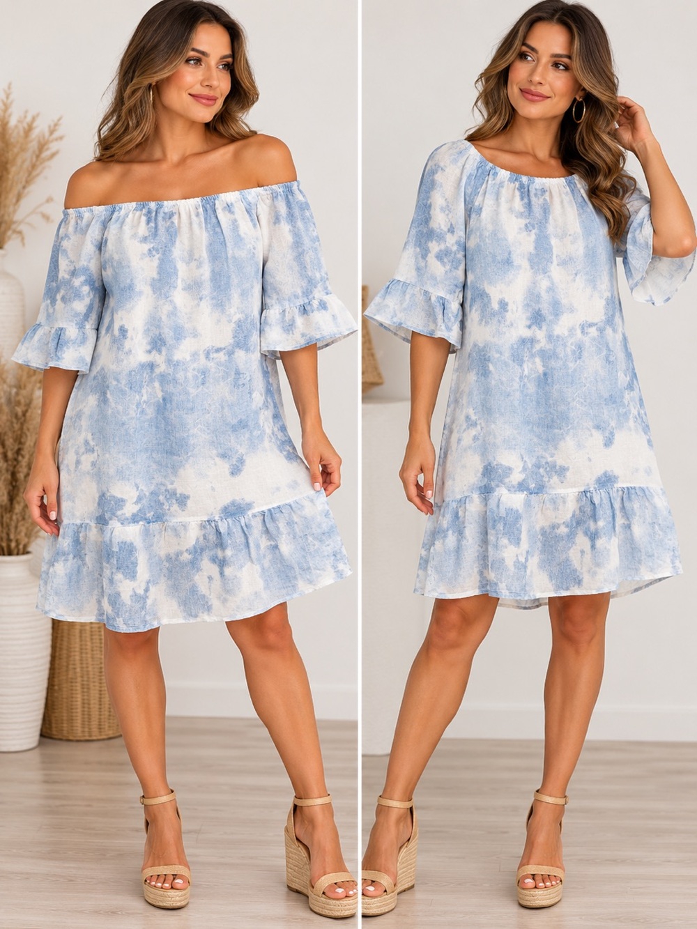 Made in Italy 100% linen dress.